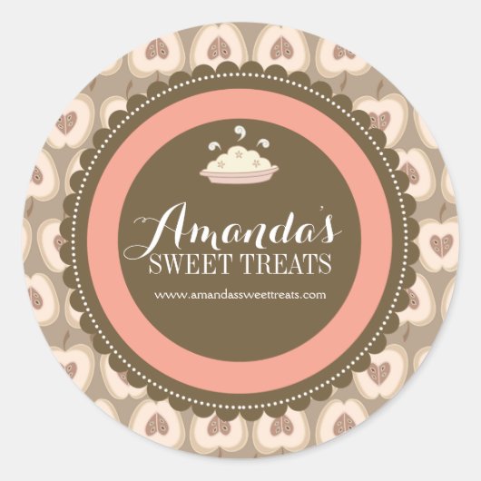 Whimsical en Fun Dessert Labels (Voorkant)