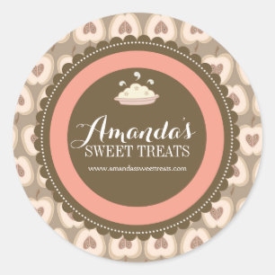 Whimsical en Fun Dessert Labels