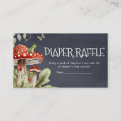 Whimsical Enchanted Forest Luier Raffle Informatiekaartje (Voorkant)