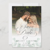 Whimsical Eucalyptus Photo Enregistrer Les Cartes  (Devant)