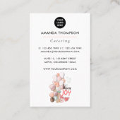 Whimsical Event Catering Visitekaartje (Achterkant)