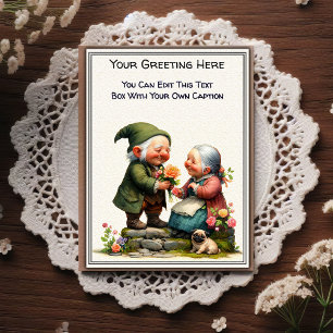 Whimsical Everyday Sentiment Sprookjesboek Kunst Briefkaart
