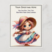 Whimsical Everyday Sentiment Storybook Art   Briefkaart (Voorkant)