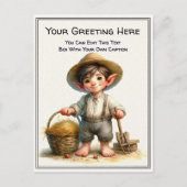 Whimsical Everyday Sentiment Storybook Art Briefkaart (Voorkant)