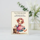 Whimsical Everyday Sentiment Storybook Art Briefkaart (Staand voorkant)