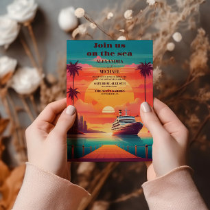 Whimsical exotische Jamaicaanse bruiloft Kaart