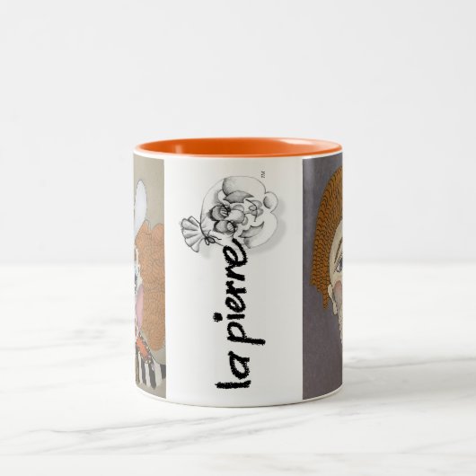 Whimsical Face Mok (Center)