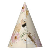 Whimsical Fairies Wildflower Meadow 1e verjaardag Feesthoedjes (Achterkant)