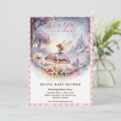 Whimsical Fairy Baby Shower Invitation (Debout devant)