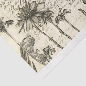 Whimsical  Fairy Botanical Floral Sketches Tissuepapier (Detail)