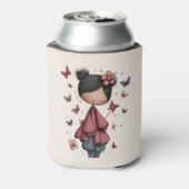 Whimsical Fairy Doll Retro Cute Blikjeskoeler (Blikje Achterkant)