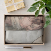 Whimsical Fairy in Floral Crown Decoupage Tissuepapier (Geschenk)