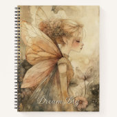 Whimsical Fairy Journal with Dream Big Quote (Devant)