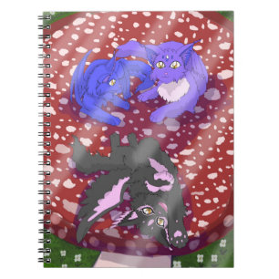 Whimsical Fairy katten Notitieboek