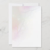 Whimsical Fairy Magique 4e anniversaire Invitation (Dos)