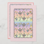 Whimsical Fairy Mermaid and Angel Party nodigt uit Kaart (Voorkant / Achterkant)