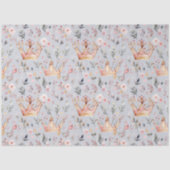 Whimsical Fairy Queen Magical Crown Pastel Pink Tissuepapier (Voorkant)