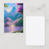 Whimsical Fairyland achtergrond Visitekaartje (Voorkant / Achterkant)