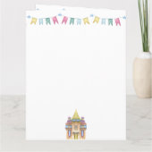 Whimsical Fairytale Dragon Baby shower Bedankkaart (Achterkant)