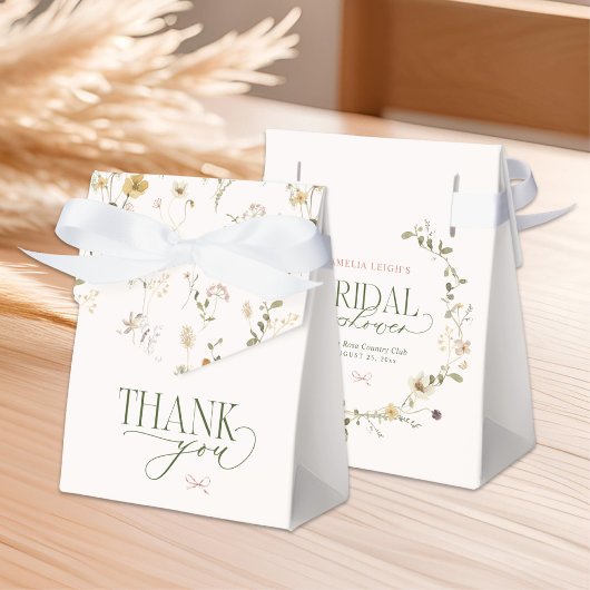 Whimsical Fairytale Garden & Bows Vrijgezellenfees Bedankdoosjes