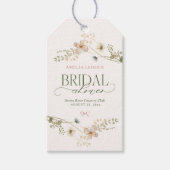 Whimsical Fairytale Garden & Bows Vrijgezellenfees Cadeaulabel (Voorkant)