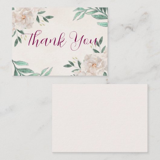 Whimsical Fall Merci Cartes (Devant / Derrière)