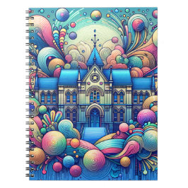 Whimsical Fantasy Building Art Notitieboek