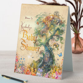 Whimsical Fantasy Garden Baby doucheTafel Confetti