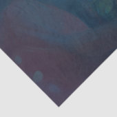 Whimsical Fantasy Girl Falling Through Time Tissuepapier (Detail)