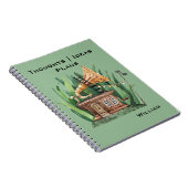 Whimsical, Fantasy Gramophone House, Zee Groen Notitieboek (Rechterzijde)