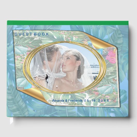 Whimsical Fantasy World met een tropische smaak Gastenboek (Voorkant)