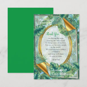 Whimsical Fantasy World met een tropische smaak RSVP Kaartje