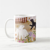 Whimsical Farm Friends - Jouer Animal Coffee Mug (Gauche)