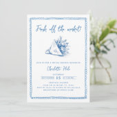 Whimsical Farmers Invitation à la douche nuptiale (Debout devant)