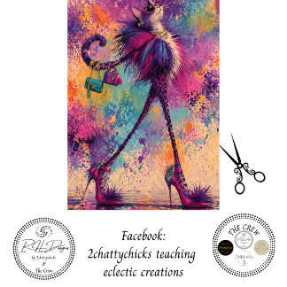 Whimsical Fashion Boutique Cat Decor  Tissuepapier