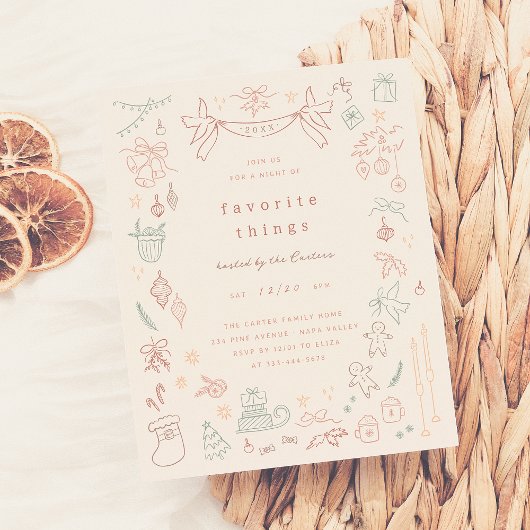 Whimsical Favoriete Dingen Budget Kerstfeest