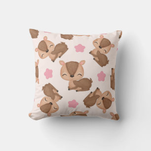 Whimsical Fawn en sterrencharme Kussen