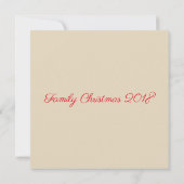 Whimsical Fawn Wreath Flat Kaart (Achterkant)