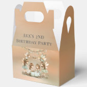 Whimsical  feeën meisje verjaardagsfeestje bedankdoosjes (Open)