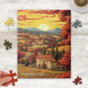 Whimsical Fine Art Toscane Italië Puzzel