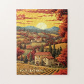 Whimsical Fine Art Toscane Italië Puzzel (Verticaal)
