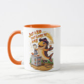 Whimsical Fish in Cowboy Pet Whirls a Blender Mok (Links)