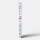 Whimsical Flamingo & Pineapple Pattern Case-Mate iPhone Case (Achterkant / Links)