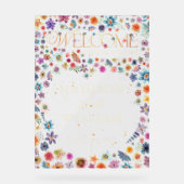 Whimsical Fleur sauvage Heart Bienvenue à notre Ma (Recto)