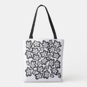 Whimsical Floral Canvas tas (Achterkant)