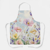 Whimsical Floral & Natuur-Kleding Ontwerp Schort (Voorkant)