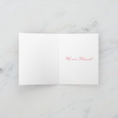 WHIMSICAL FLORAL PATTERN DANK U BEDANKKAART (Binnen)