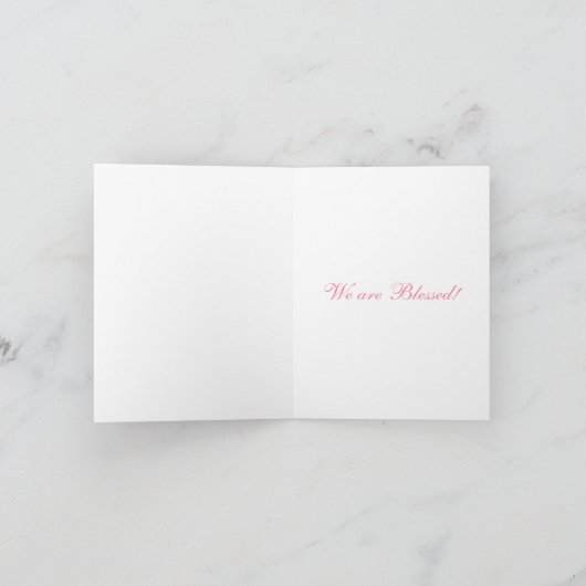 WHIMSICAL FLORAL PATTERN DANK U BEDANKKAART (Binnen)