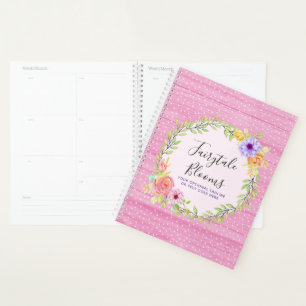 Whimsical Floral Roses & Rustic Rose Wood Girl