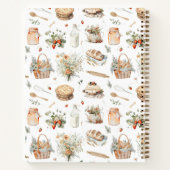 Whimsical Floral Strawberry Recept Kookboek Notitieboek (Achterkant)